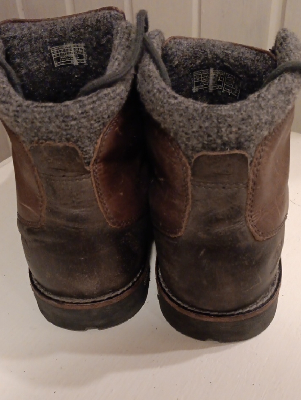 Keen Men's Brown and Gray Lace-Up Work Boots - Picture 7 of 9